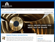 Tablet Screenshot of millersislandprop.com